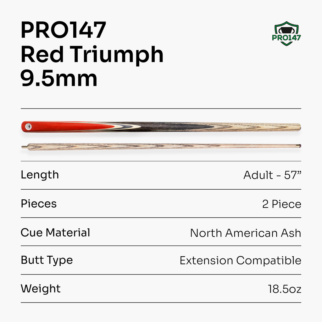 PRO147 Triumph 2-piece cue