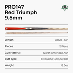 PRO147 Triumph 2-piece cue