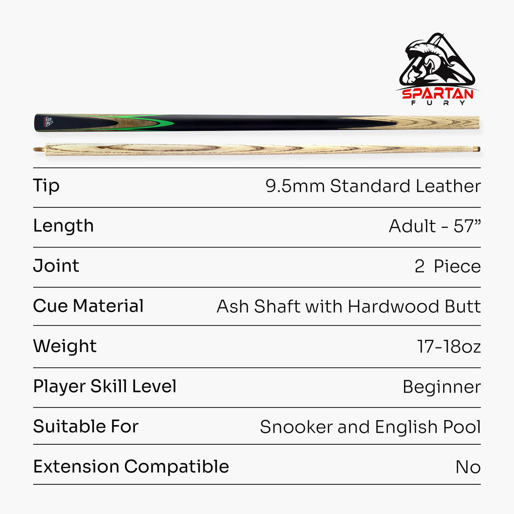 Spartan Fury Conquest cue and soft case set Cue + Case