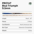 PRO147 Triumph 2-piece cue