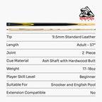 Spartan Fury Conquest cue and soft case set Cue + Case
