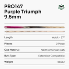 PRO147 Triumph 2-piece cue