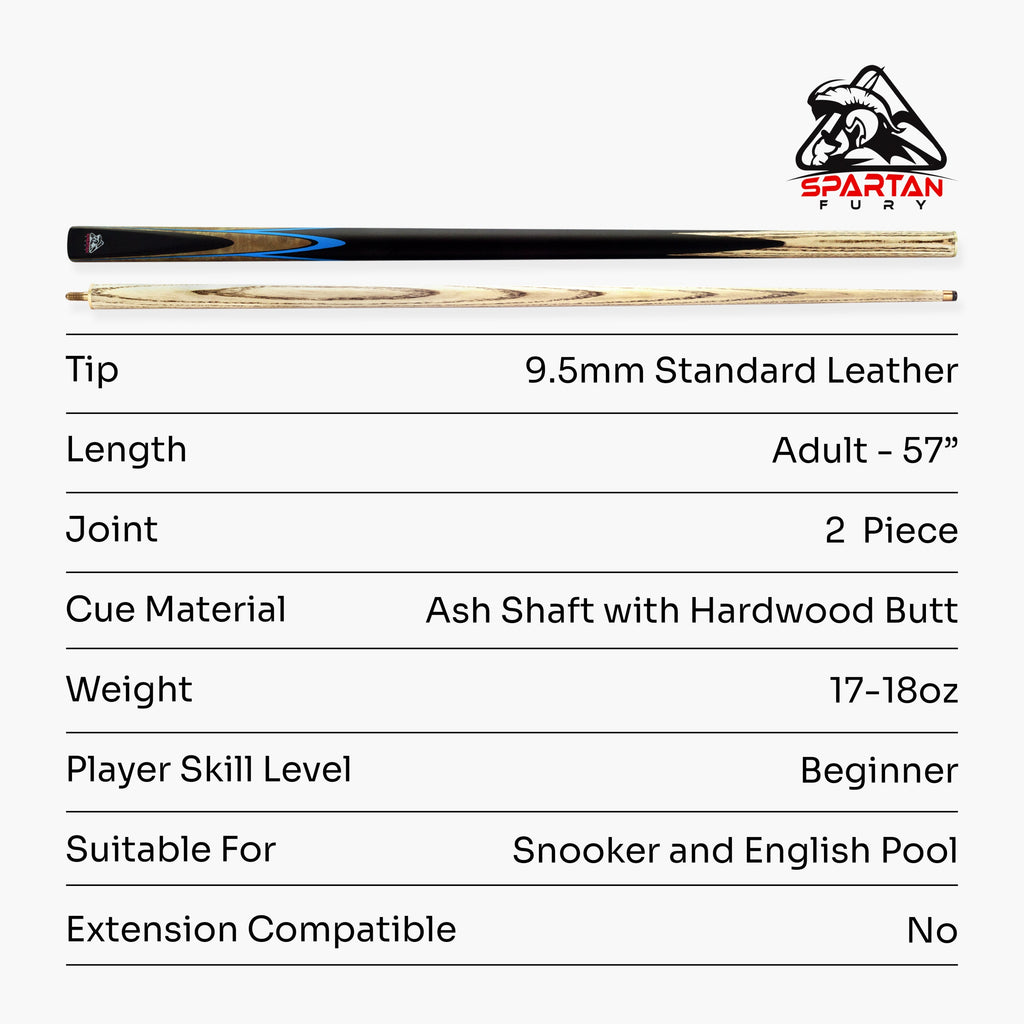 Spartan Fury Conquest cue and soft case set Cue + Case