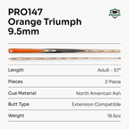 PRO147 Triumph 2-piece cue