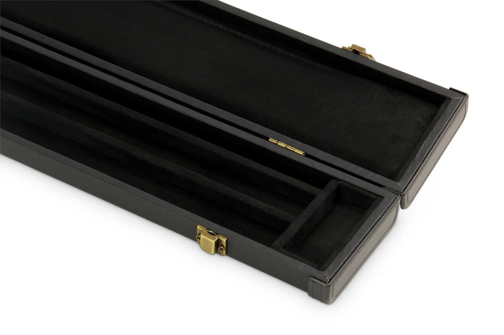 Baize Master wide black 1-piece cue case - 3 cues Cue + Case