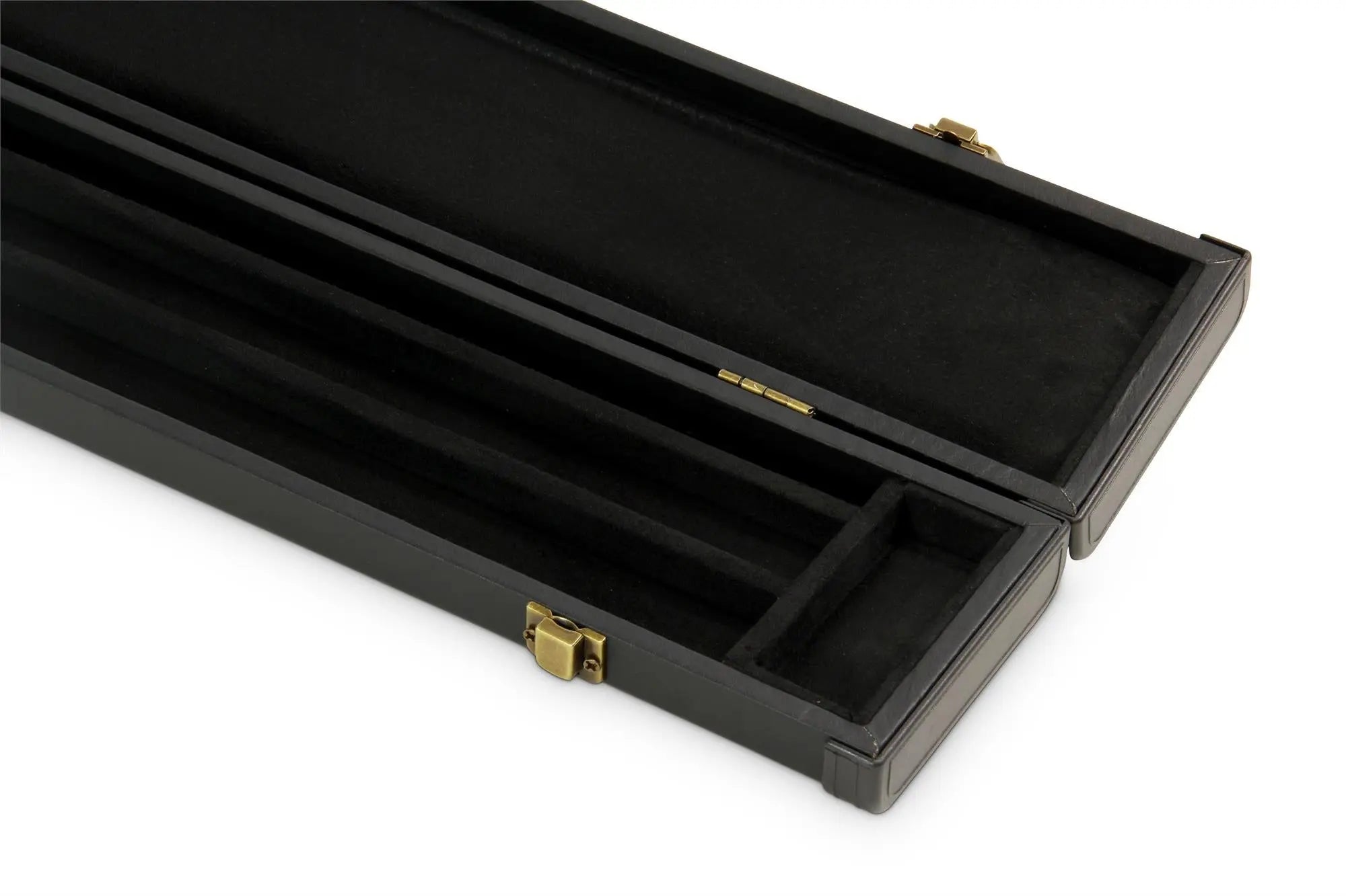 Baize Master wide black 1-piece cue case - 3 cues Cue + Case