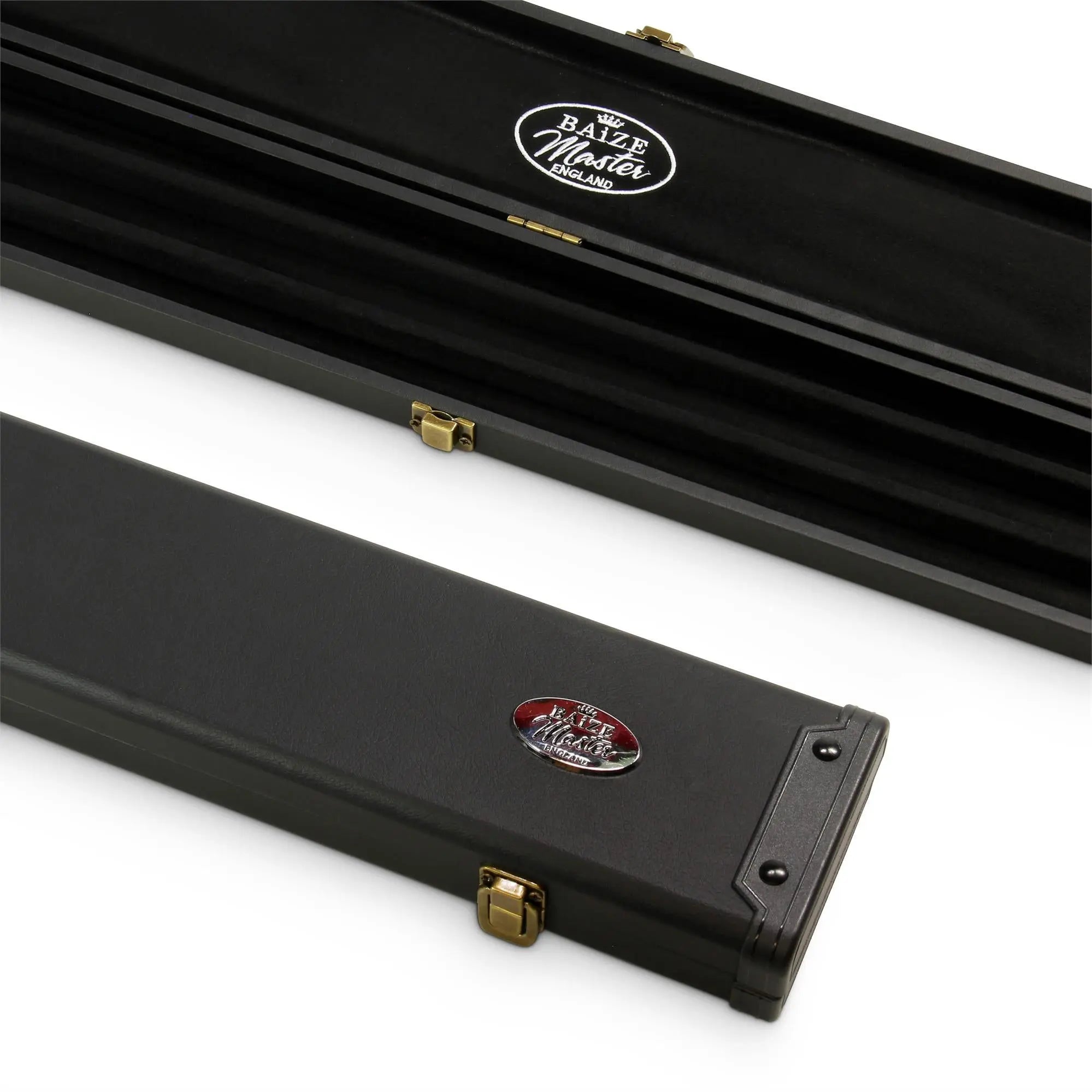 Baize Master wide black 1-piece cue case - 3 cues Cue + Case