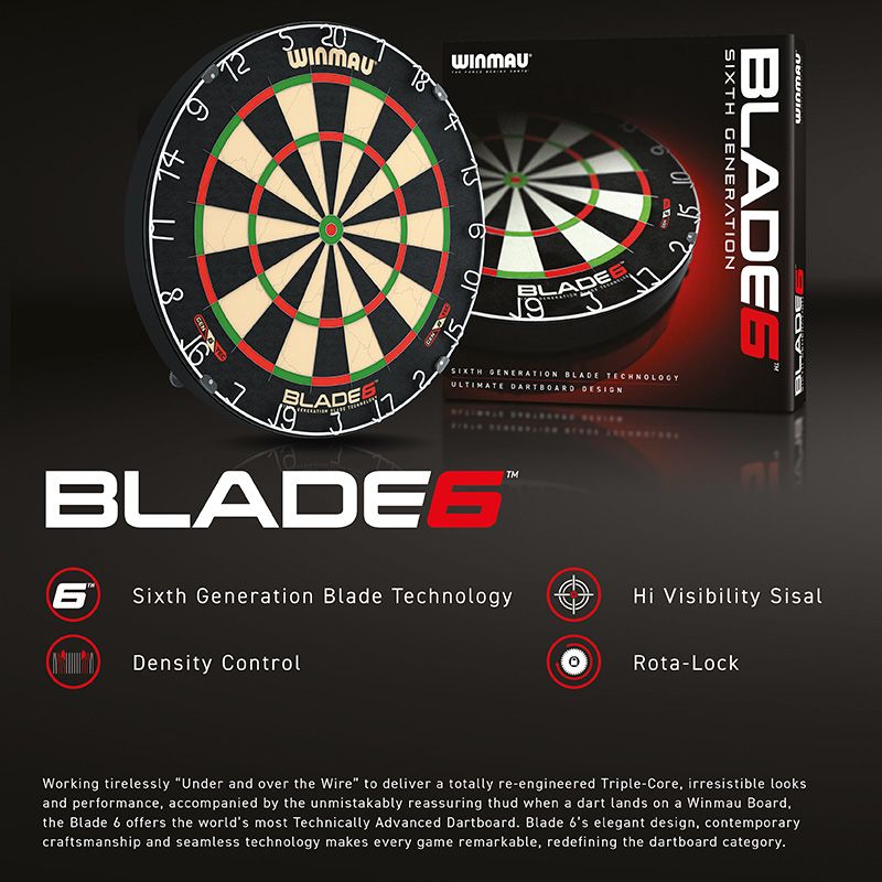 Winmau Blade 6 Dartboard GW Darts