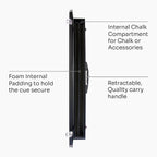 Jonny 8 Ball adjustable 57-inch 3-piece cue and hard case Cue + Case
