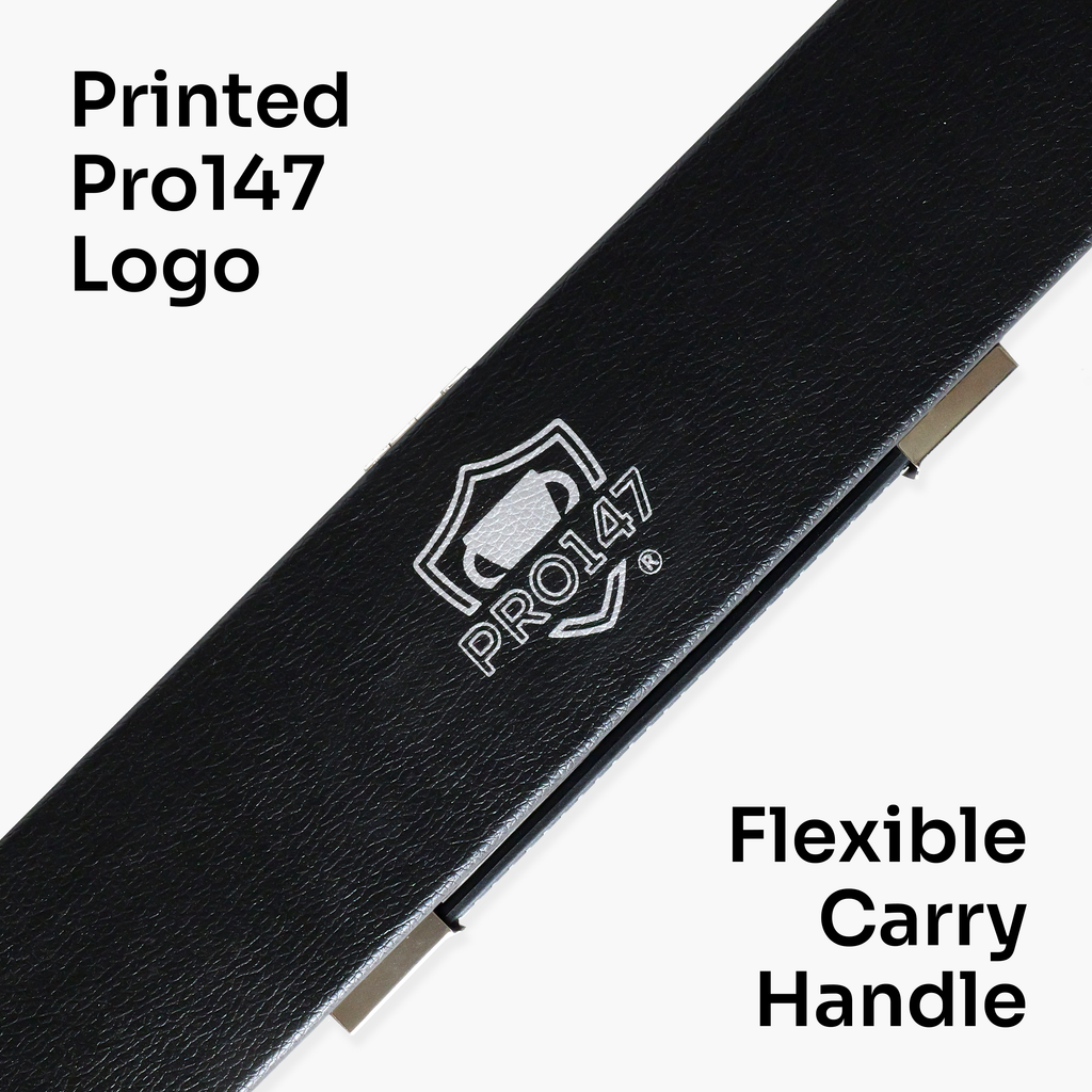PRO147 Pearl Series White 57-inch 3/4 cue and case set