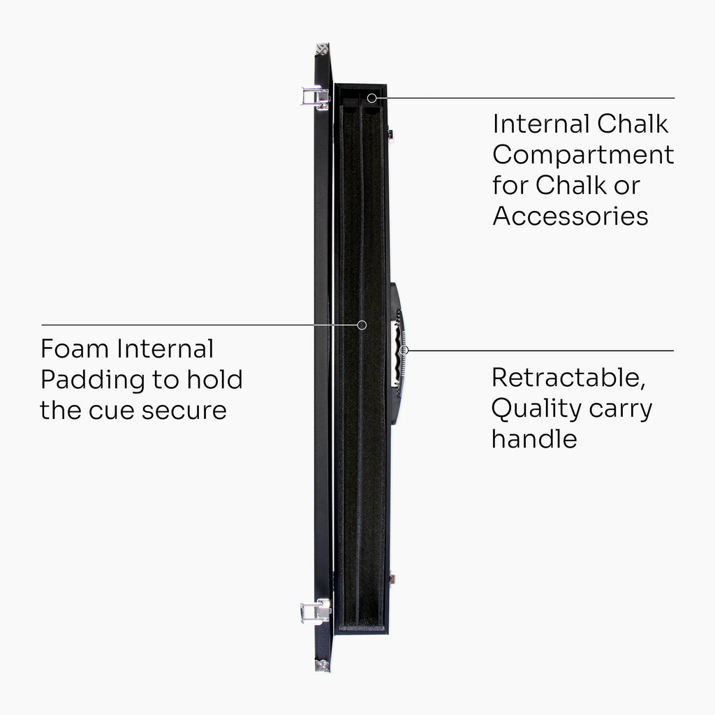 Jonny 8 Ball adjustable 57-inch 3-piece cue and hard case Cue + Case