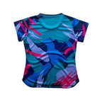 Aixo Abstract Womens Top Multicolour Dark Aixo