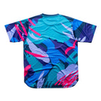 Aixo Abstract Mens Top Multicolour Dark Aixo