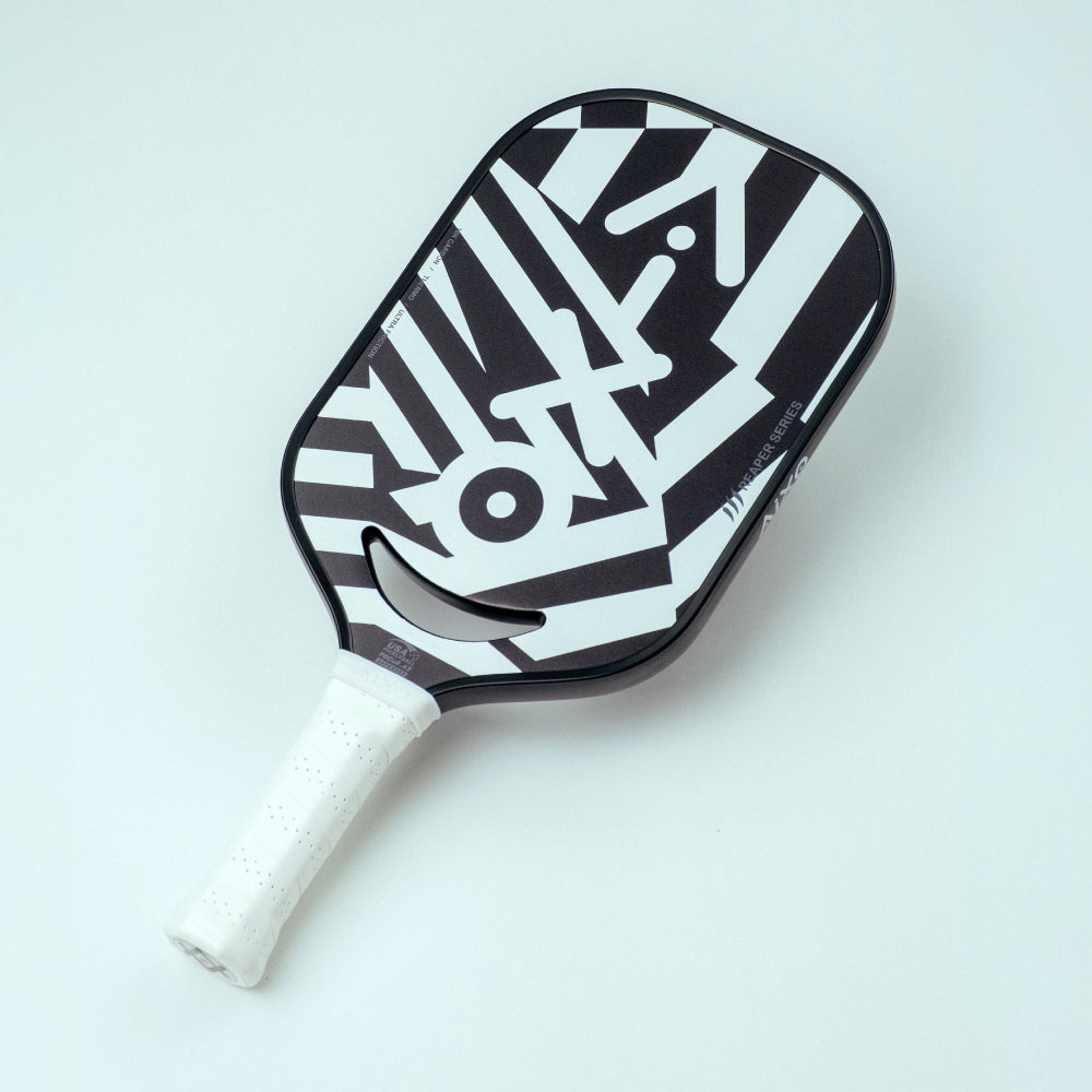 Aixo P14C Reaper Series Chaos Camo 18K Raw Carbon Pickleball Padel Aixo