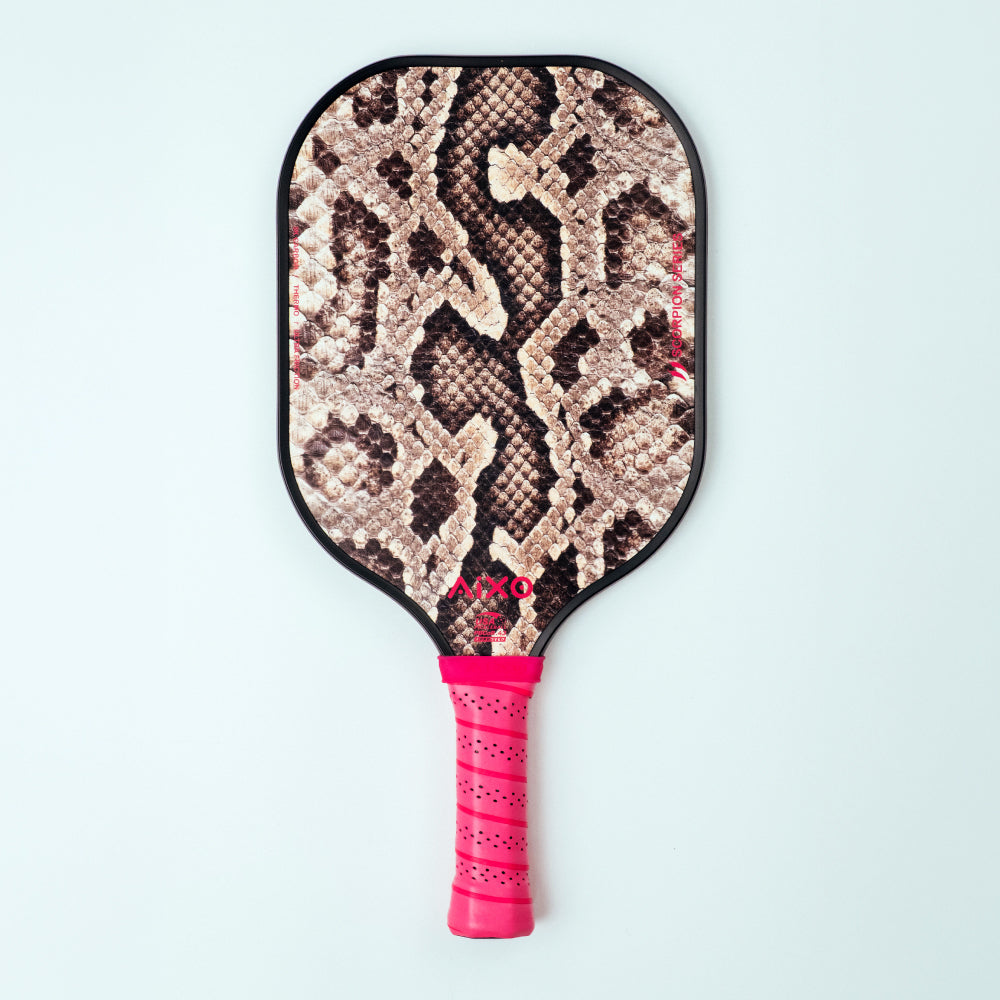Aixo P11A Scorpion Series Glam Slam 3K Raw Carbon Pickleball Padel Aixo