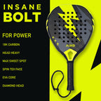 AIXO Insane Bolt Padel Racket 18k Carbon Aixo
