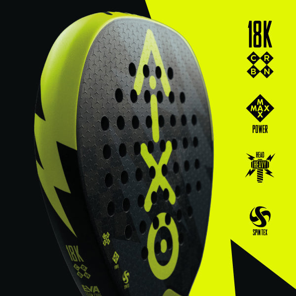 AIXO Insane Bolt Padel Racket 18k Carbon Aixo