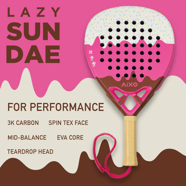 AIXO Sundae Padel Racket 3K Carbon Aixo