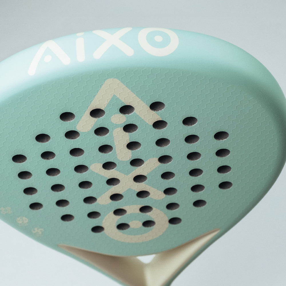 AIXO Pastel De Mint Padel Racket Full Carbon Aixo