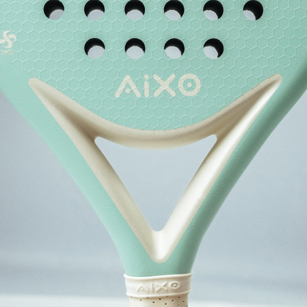 AIXO Pastel De Mint Padel Racket Full Carbon Aixo