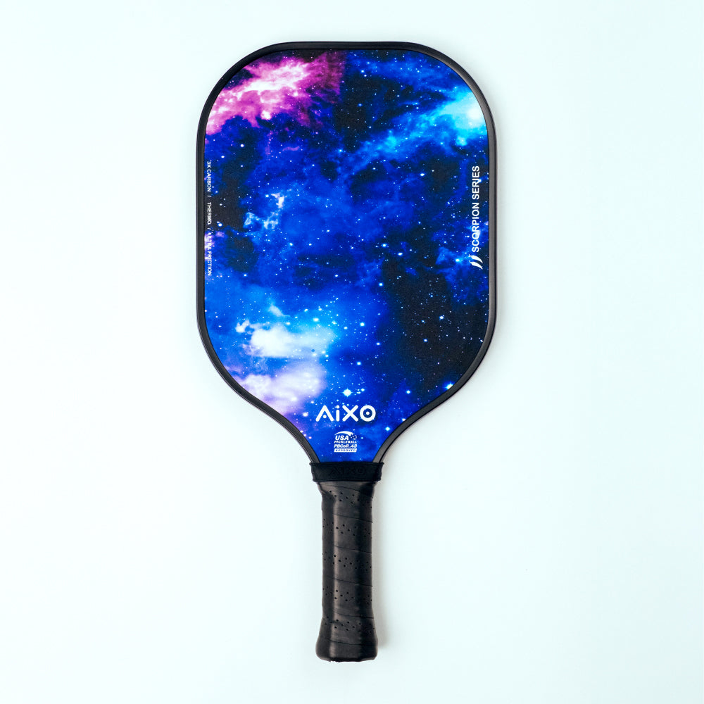 Aixo P11A Scorpion Series Spaceballs 3K Raw Carbon Pickleball Padel Aixo