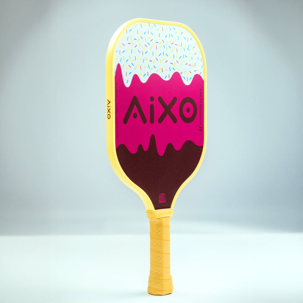 Aixo P11A Scorpion Series Lazy Sundae 3K Raw Carbon Pickleball Padel Aixo