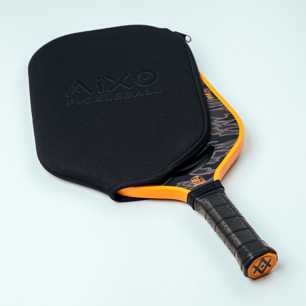 Aixo P14C Reaper Series Tiger King 18K Raw Carbon Pickleball Padel Aixo