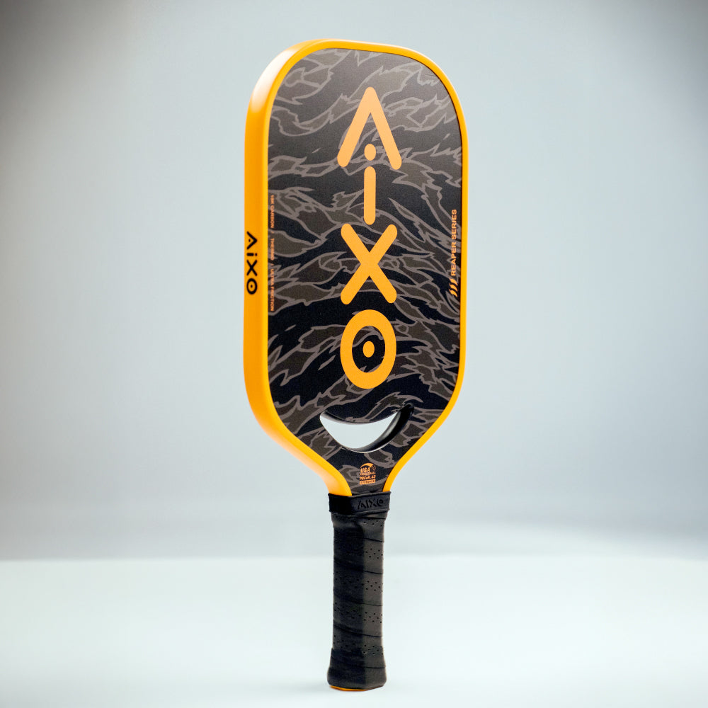 Aixo P14C Reaper Series Tiger King 18K Raw Carbon Pickleball Padel Aixo