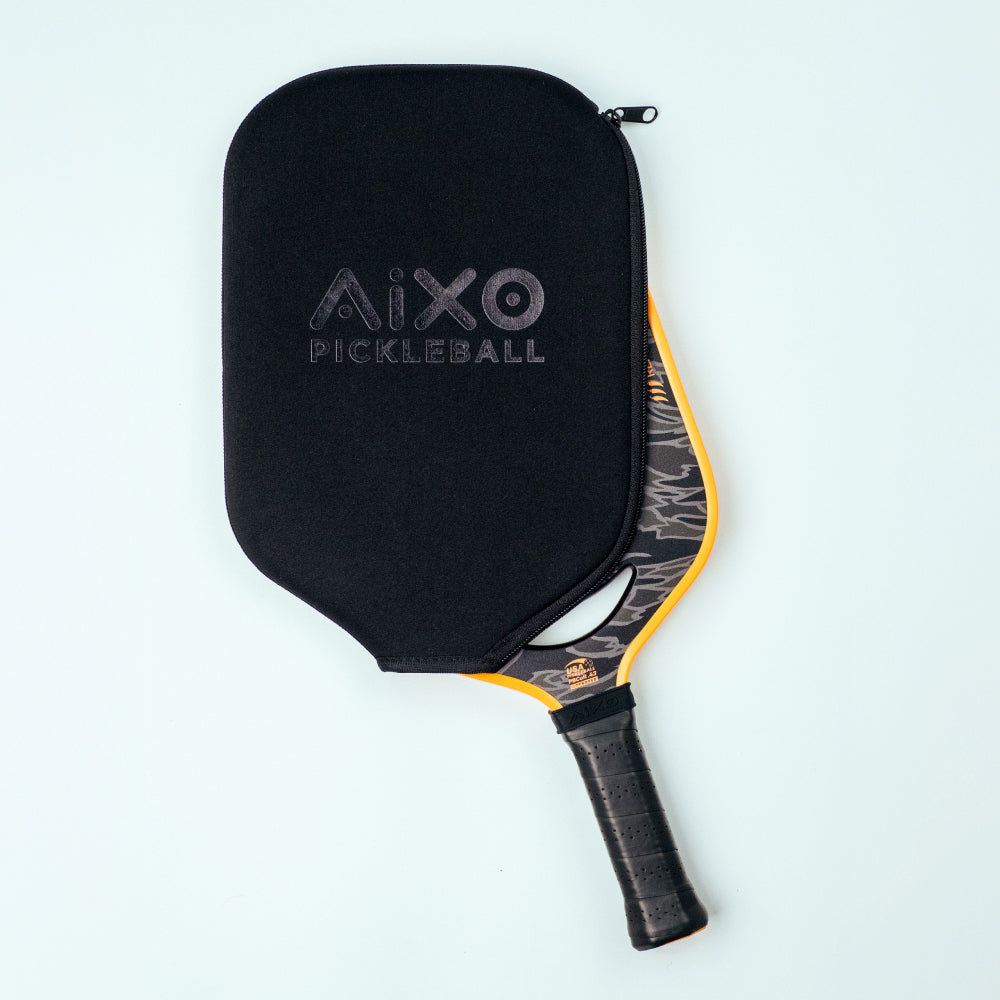 Aixo P14C Reaper Series Tiger King 18K Raw Carbon Pickleball Padel Aixo