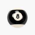 Super Aramith Pro Cup 2-inch striped black 8 ball Cue + Case