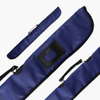 Navy padded 2-piece soft cue case