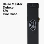 Baize Master black 3/4 cue case Cue + Case