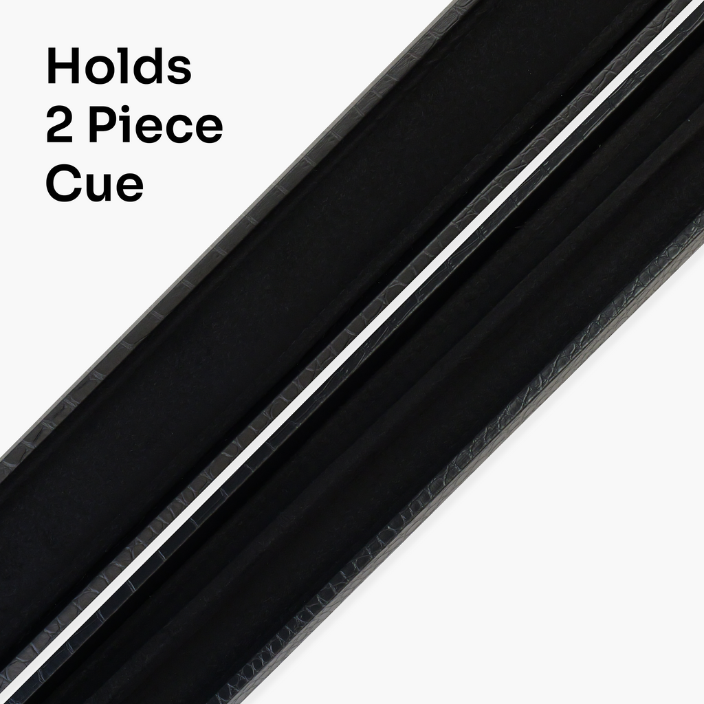 Jonny 8 Ball Black Croc 2-piece cue case Cue + Case