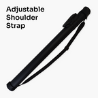 Jonny 8 Ball black tubular 2-piece cue case Cue + Case