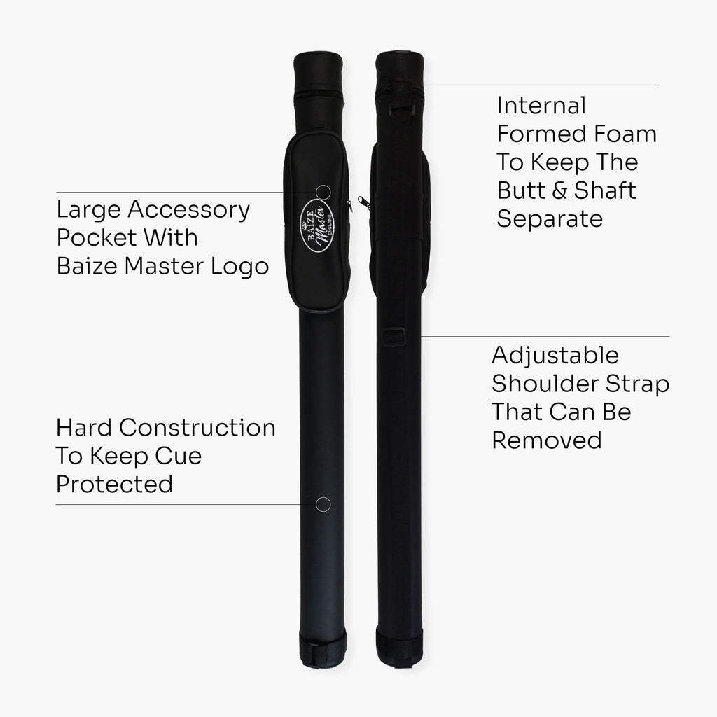 Baize Master tubular 2-piece cue case Cue + Case