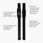 Baize Master tubular 2-piece cue case Cue + Case