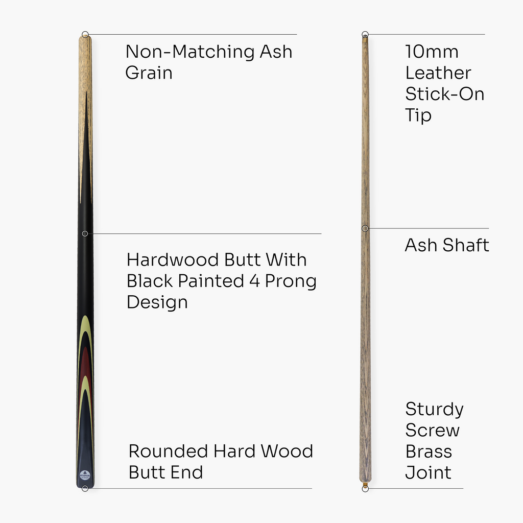 Kudos Classic 57-inch heavy weight 2-piece cue Cue + Case