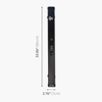 Jonny 8 Ball Black Croc 2-piece cue case Cue + Case