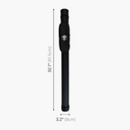 Jonny 8 Ball black tubular 2-piece cue case Cue + Case