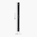 Baize Master black 3/4 cue case Cue + Case