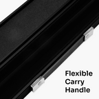 Black classic attache 2-piece cue case