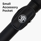 Jonny 8 Ball black tubular 2-piece cue case Cue + Case