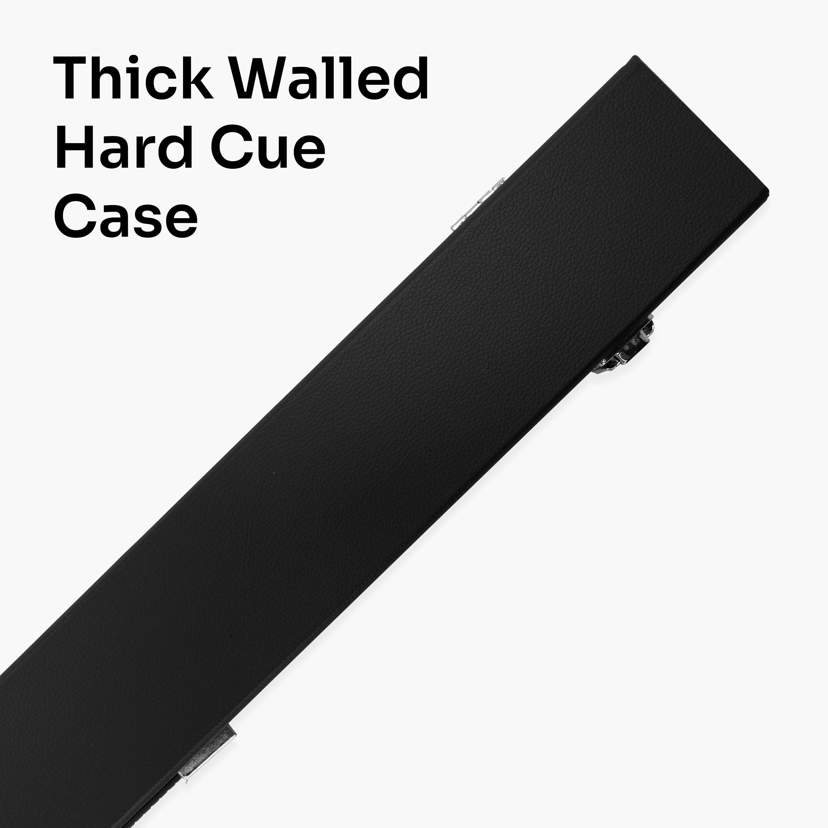 Black classic attache 2-piece cue case