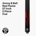Jonny 8 Ball Riss 57-inch 2-piece pool cue Cue + Case