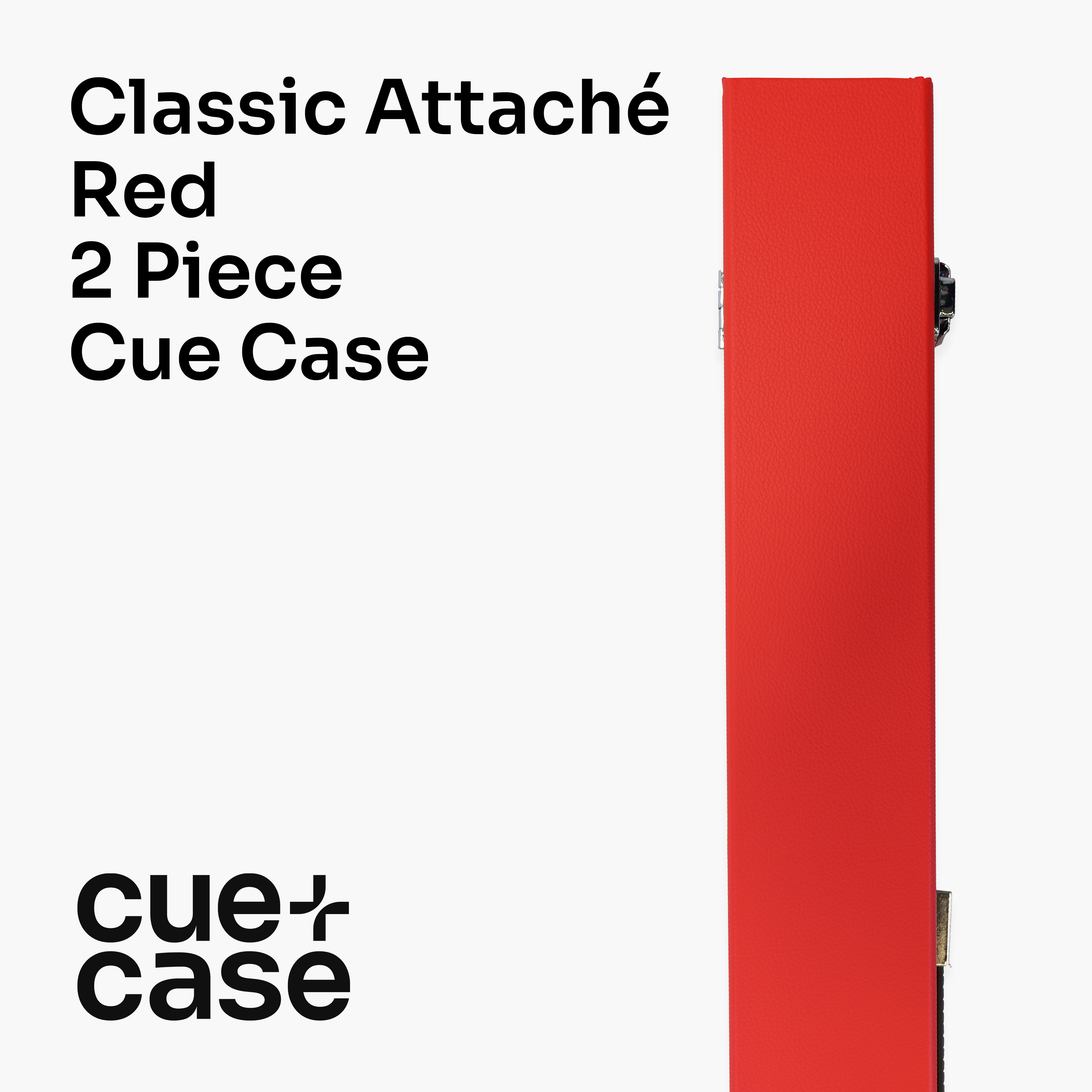 Classic attache 2-piece cue case
