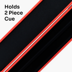 Classic attache 2-piece cue case