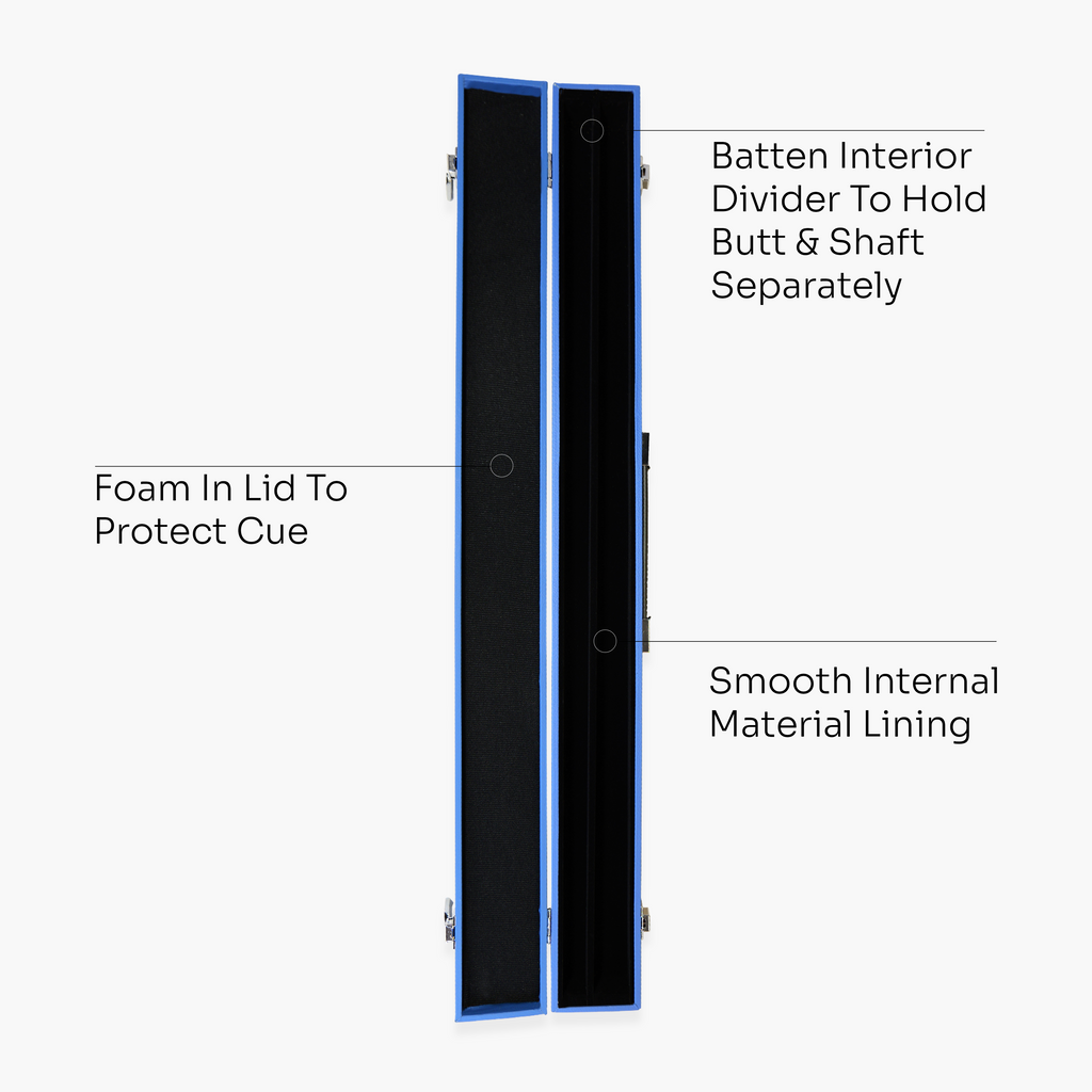 Classic attache 2-piece cue case