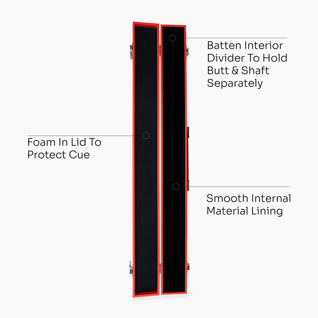 Classic attache 2-piece cue case