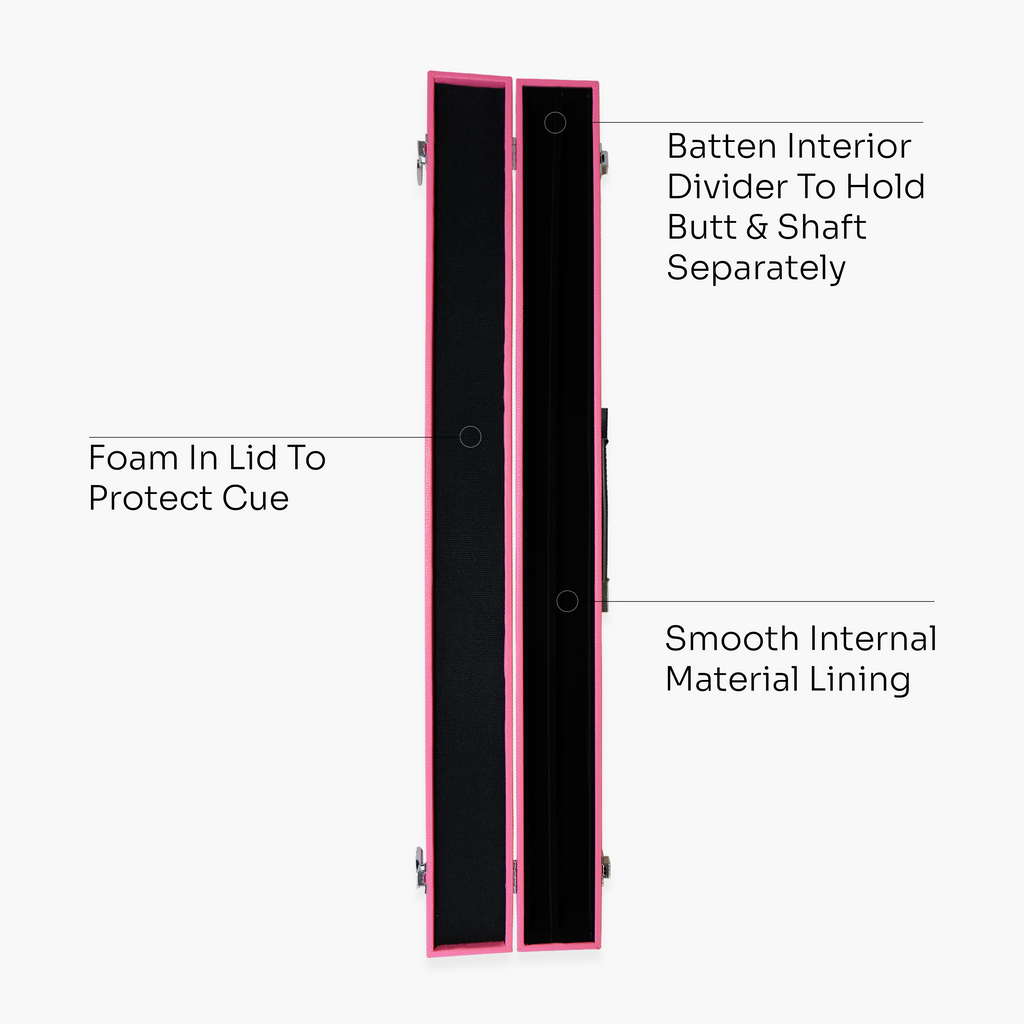 Classic attache 2-piece cue case