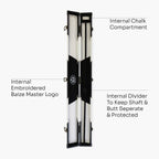 Baize Master Arrow 2-piece cue case Cue + Case